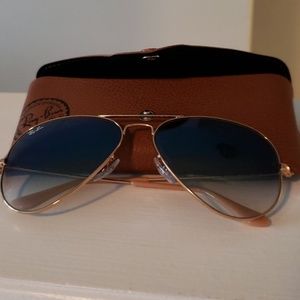 Ray-Ban aviators with case